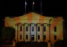 2015 Geelong City Hall Christmas Projections