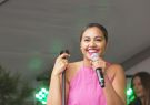 Jessica Mauboy at 2015 Run Geelong
