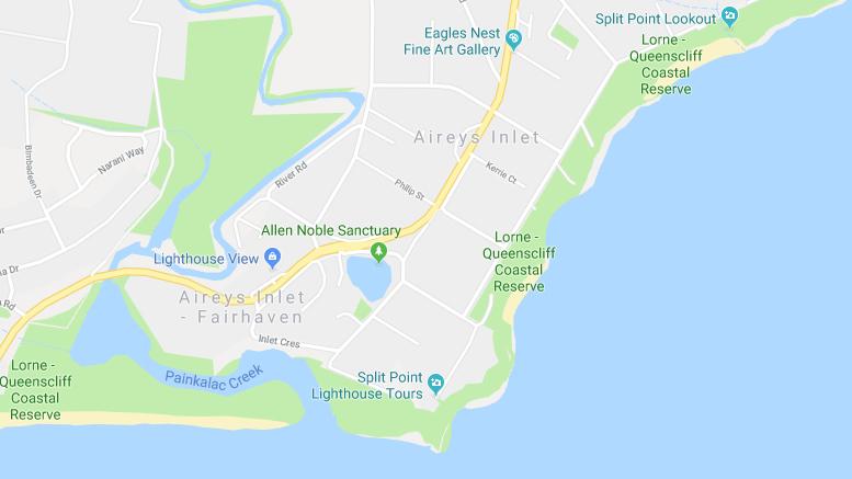 Airey’s Inlet Map - Intown Geelong